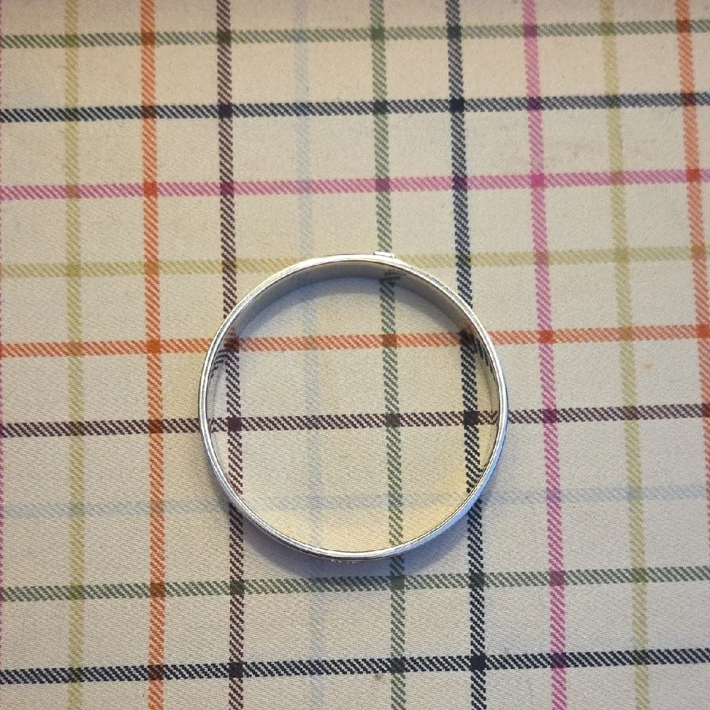Coach Silver Tone Bracelet with Op Art Logo Design - Picture 7 of 12